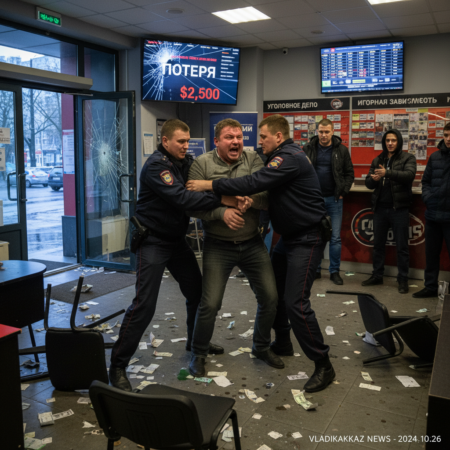 Vladikavkaz Bettor Attacks Police After $2,500 Loss – Criminal Case Update